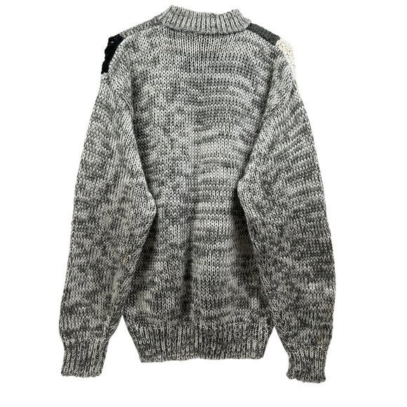 Vtg Oakton Limited Handknit Sweater Mens 2XLT Chunky Cable Knit Granpa Core Fall - Picture 3 of 7